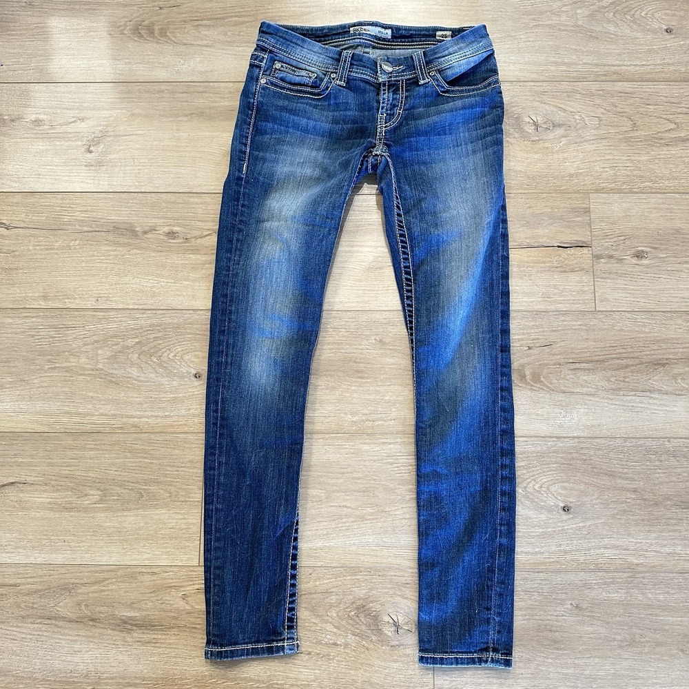 Womens BKE Buckle Denim Dark Wash Skinny Jeans 25 Cotton Blend Sanderson BKC1713